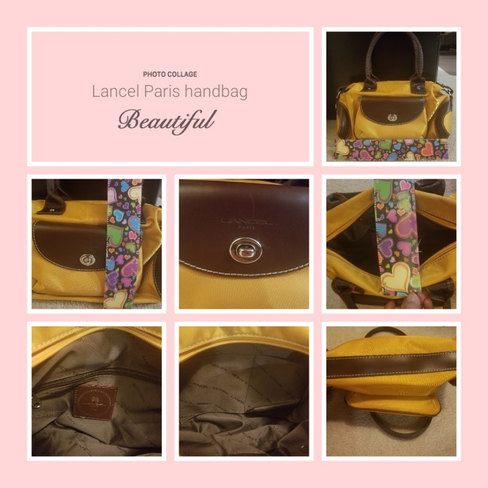 Lancel PARIS handbag EUC